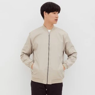 M231 Jaket Pria Taslan Bomber Panjang Khaki 1758C