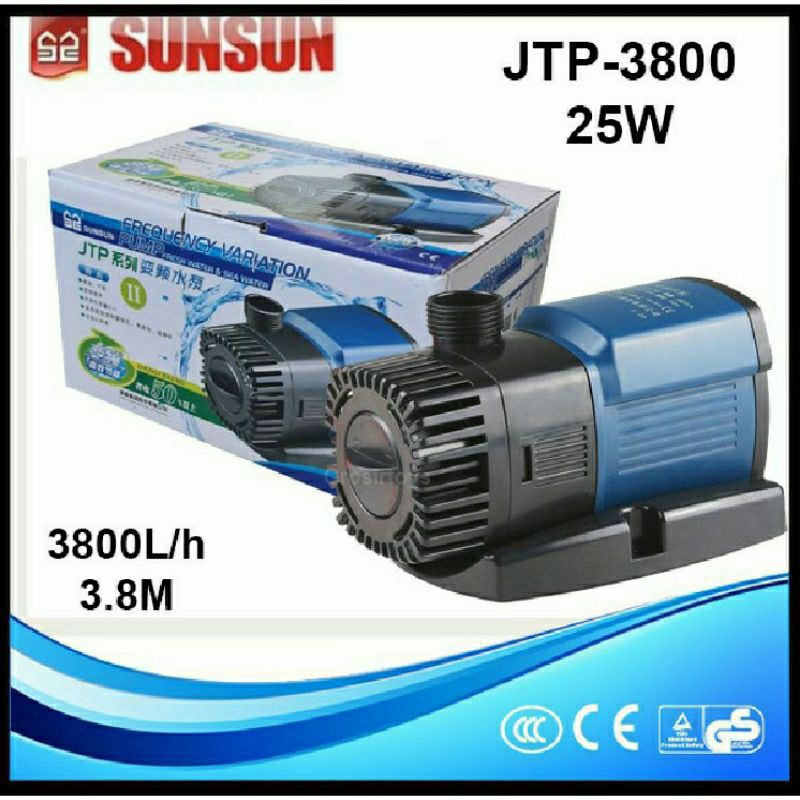SunSun CTP-3800 Pompe de Bassin SuperECO - 172 x 113 x 126 mm - débit