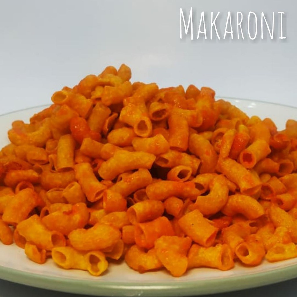 Jual Snack Makaroni Mini Rasa Nasi Goreng 500gr Cemilan Kemasan Kiloan ...