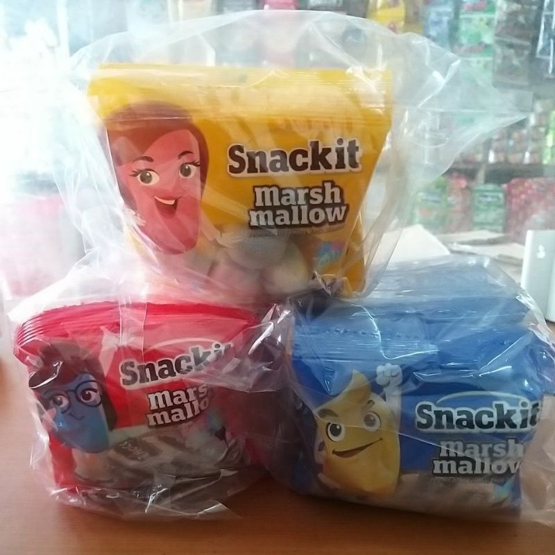 Jual Snackit Marshmallow With Choco Dip 7g | Shopee Indonesia