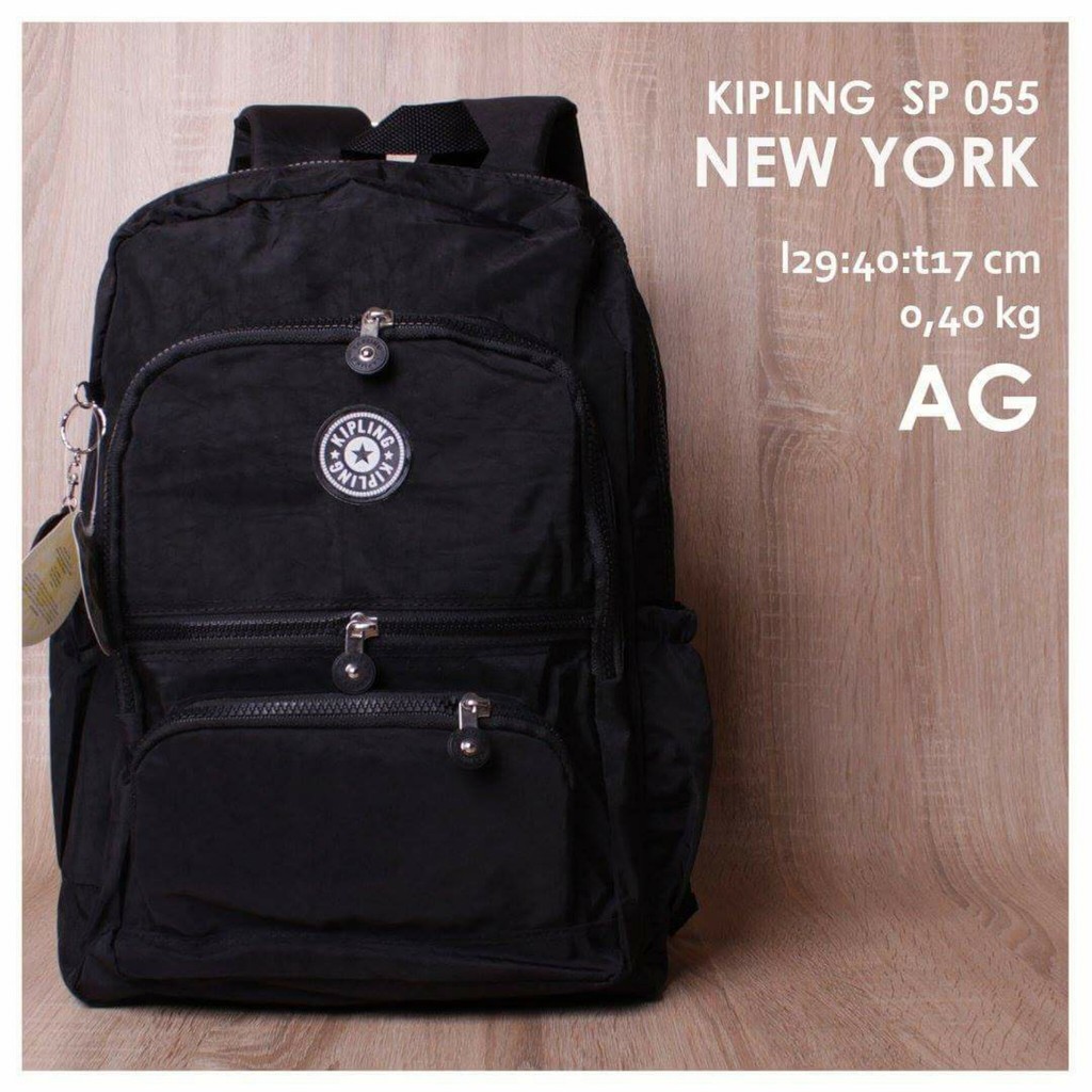 Jual Kipling New York Hitam Shopee Indonesia