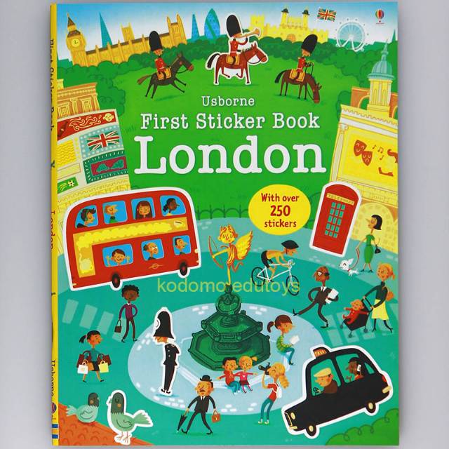 Jual Usborne First Sticker Book London Shopee Indonesia