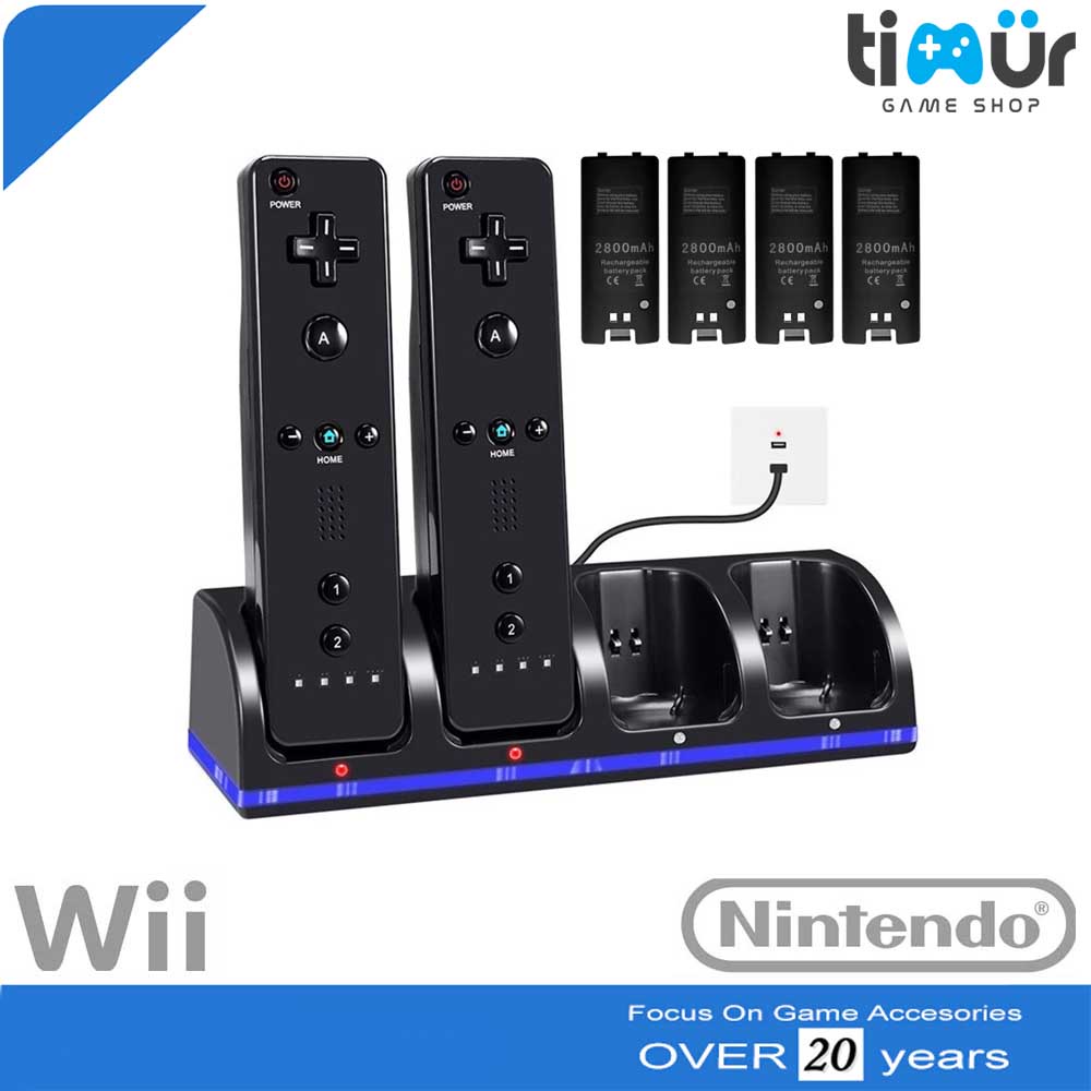 Jual Charging Charger Dock Battery Batre Baterai Wiimote 4 In 1 Motion