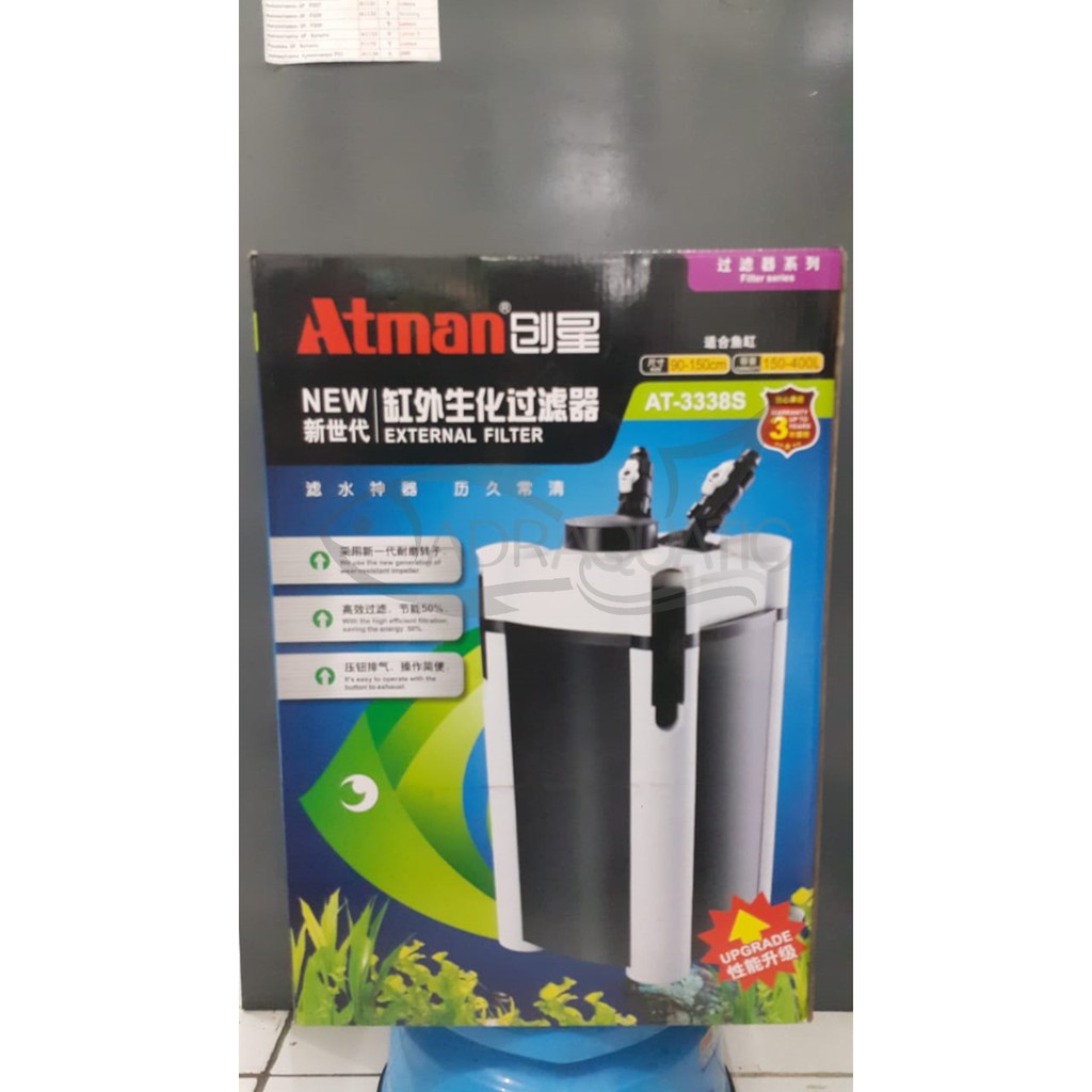 Jual ATMAN EXTERNAL CANISTER FILTER AT-3338S AQUARIUM | Shopee Indonesia