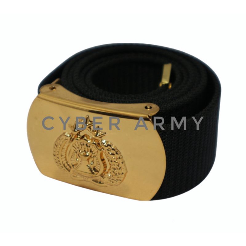Jual sabuk pdh polri sabuk polisi sabuk polwan sabuk hitam polri ikat ...