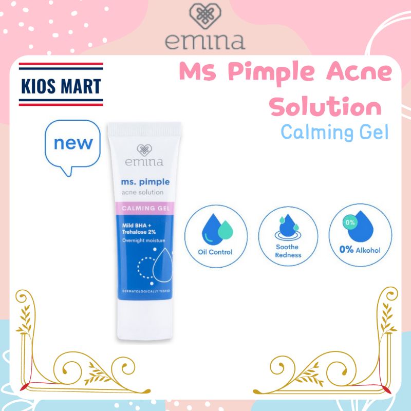 Jual Emina Ms Pimple Acne Solution Series Calming Gel Exfoliating