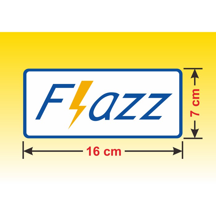 Jual Sticker Flazz BCA stiker Kaca Dinding pembayaran digital non tunai ...