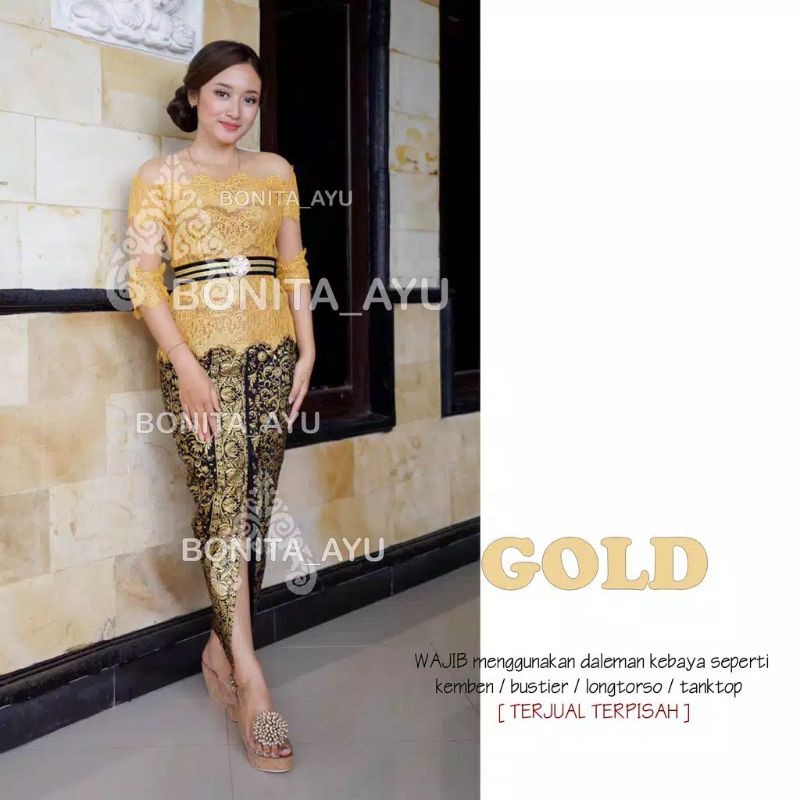 Jual kebaya modern modifikasi rangina rangrang model sabrina murah ...