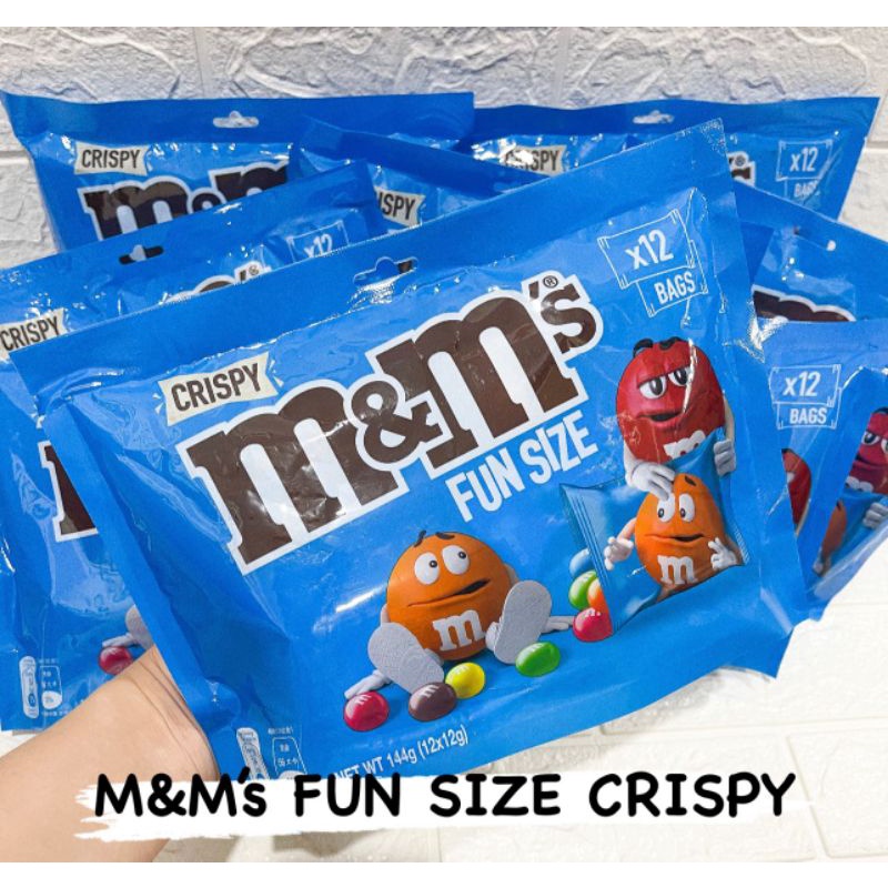 Jual M&M'S CRISPY FUN SIZE x12 BAGS - Jakarta Barat - Food Stuff