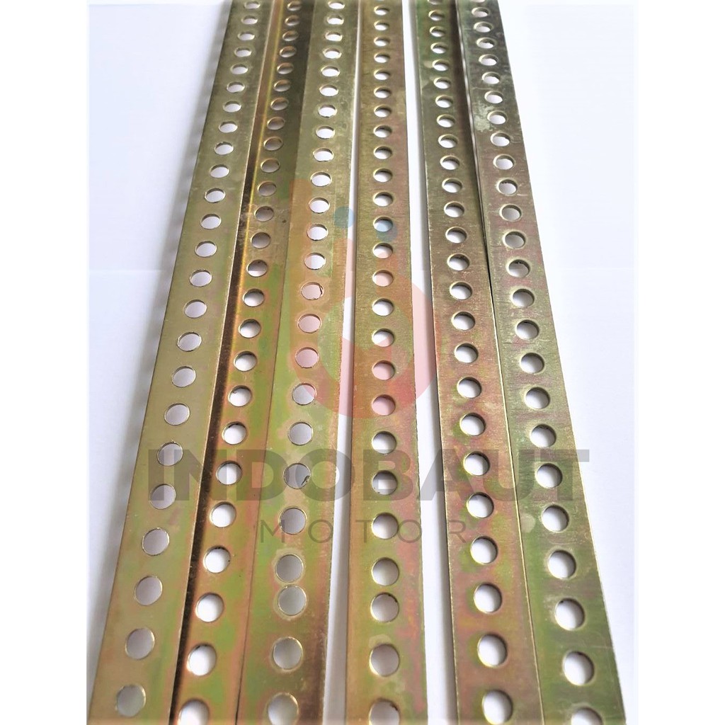 Jual Plat Bolong / Plat Bracket / Braket Besi Kuning 50 cm | Shopee ...