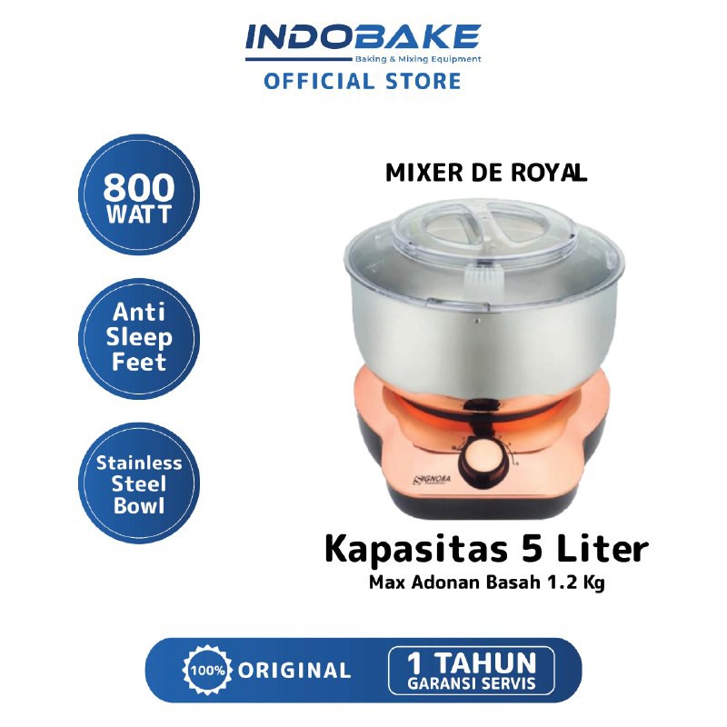 Jual Indobake - Signora Mixer Tipe De Royal 5 Liter | Shopee Indonesia