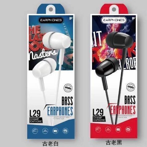 Jual HENSET HANDFREE L-29 EARPHONE HI-FI AUDIO STREO BASS | Shopee