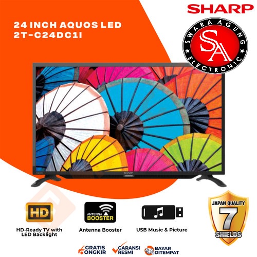 Jual Led Digital TV 24 Inch Sharp Type: 2T-C24DC (Khusus Daerah Medan ...
