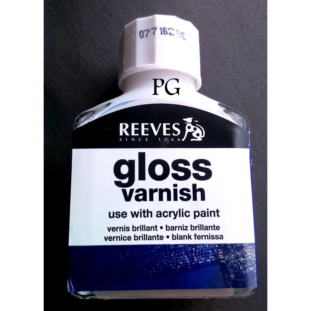 Jual Reeves Acrylic Gloss Varnish 75 ml Pelapis Lukisan Hasil Kilap