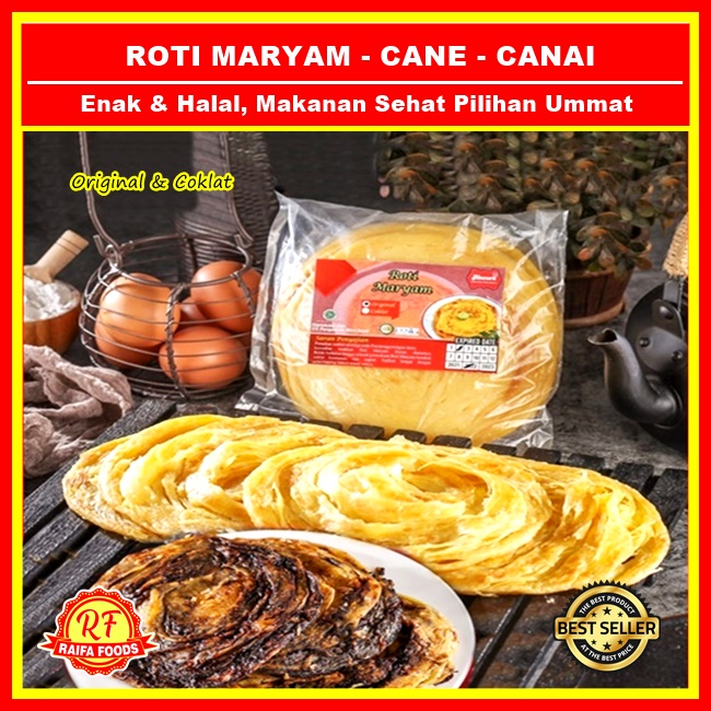 Jual Roti Maryam Besar Roti Cane Roti Canai Original And Coklat Roti