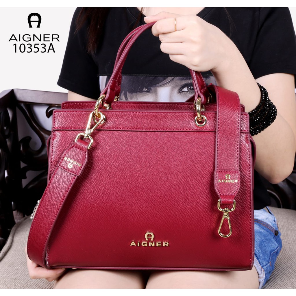 Jual AIGNER Carol Handtasche Handbag 10353A Shopee Indonesia