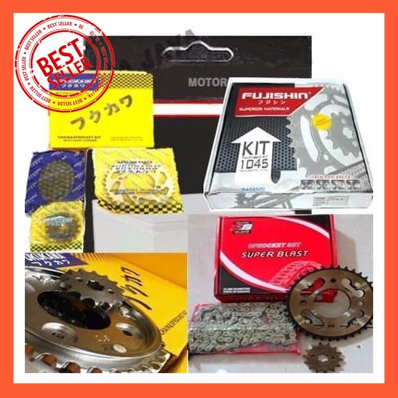 Jual GEAR SET PAKET RANTAI BAJA RACING GL PRO GLPRO NT MEGA PRO PRIMUS