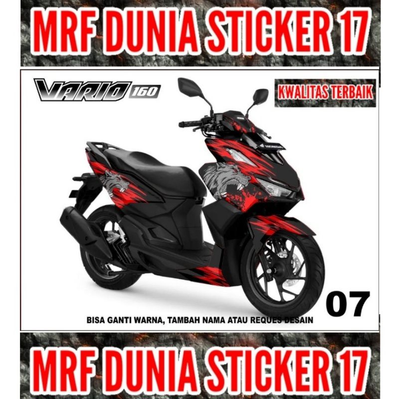 Jual Sticker decal Vario 160 Full Body Decal Motor Vario 160 Sticker ...