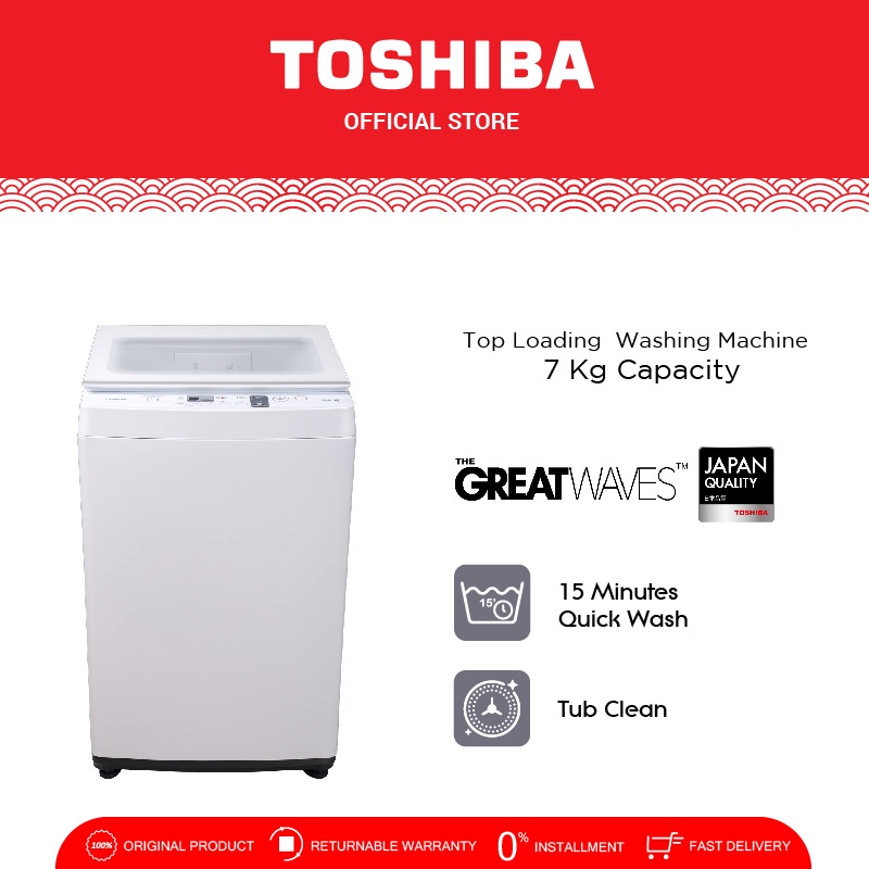 Jual TOSHIBA Mesin Cuci Top Loading 7kg Model AW-J800AN (T06) - Mesin ...