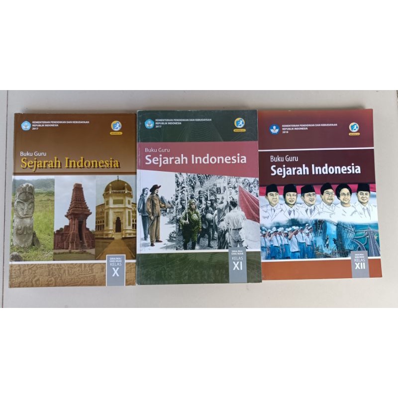 Jual ORIGINAL BUKU GURU SEJARAH INDONESIA KELAS 10 11 12 | Shopee Indonesia