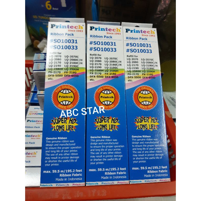 Jual Ribbon Refill epson LQ 2190 Merk Printech | Shopee Indonesia