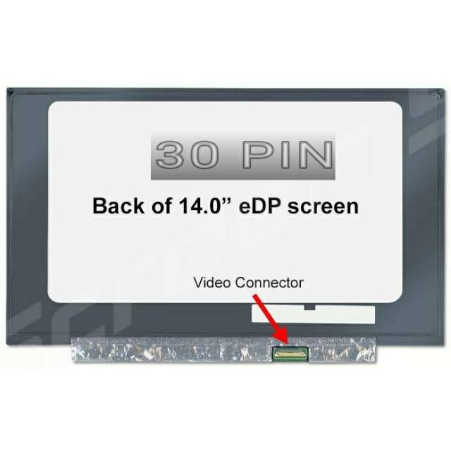 Écran De Remplacement Pour HP 14s-fq - Modèle N140BGA-EA4 1366x768, 30 Broches - Occasion Testé