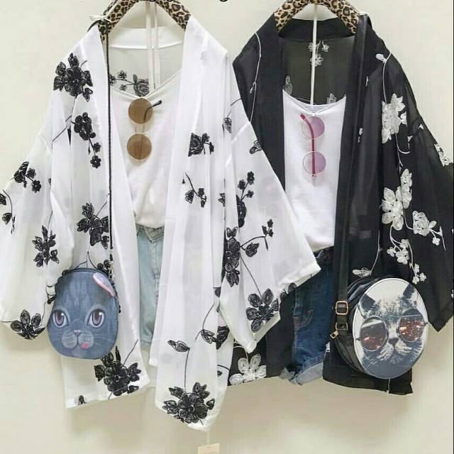 Cardigan Kimono Fashion Wanita