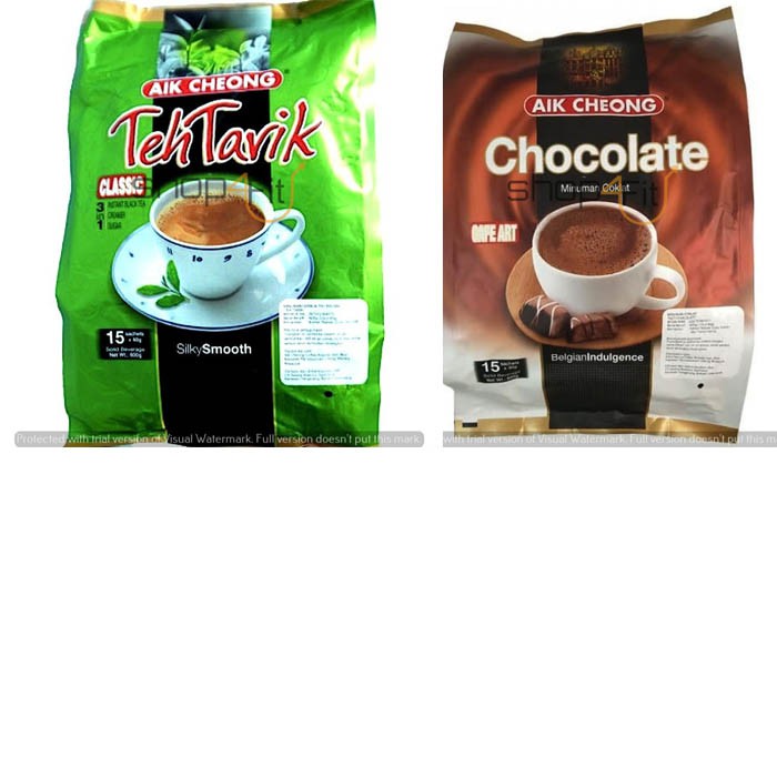 Jual Teh Tarik And Chocolate Aik Cheong 600g Shopee Indonesia