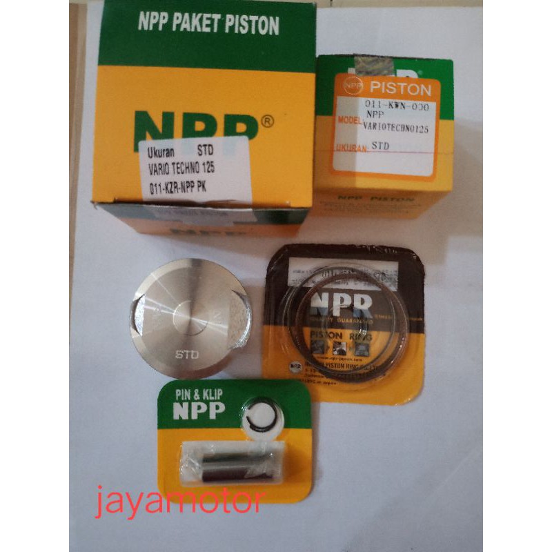 Jual Piston kit seher paket Vario techno 125 Fi injeksi Npp Os Std 25
