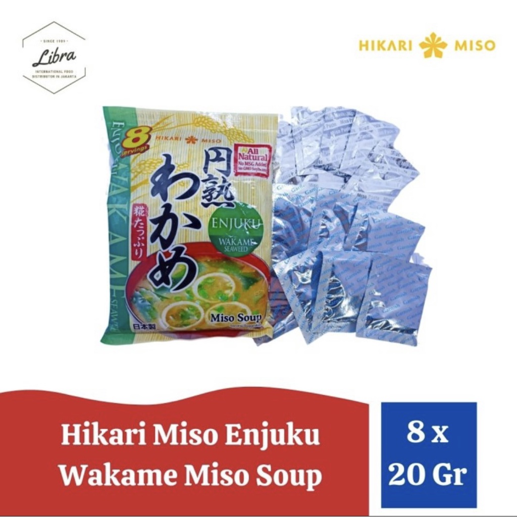 Jual Hikari Miso Enjuku Wakame Miso Soup / Ori Jepang/ Miso soup Instan