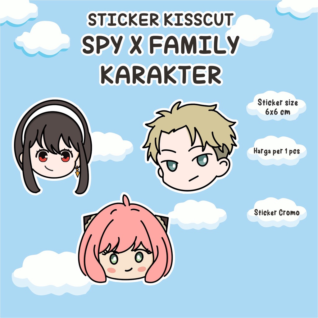 Jual Sticker SPY x FAMILY Karakter Satuan Shopee Indonesia