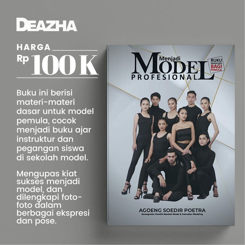 Jual Menjadi Model Profesional (Buku Panduan Bagi Pemula) | Shopee ...