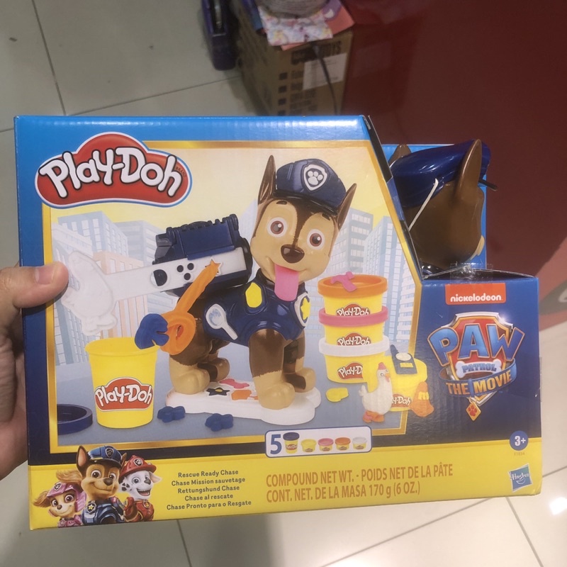 Jual PlayDoh PAW Patrol Rescue Ready Chase Toy Original Hasbro