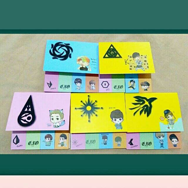 Jual EXO Sticky Notes WOLF ERA | Shopee Indonesia
