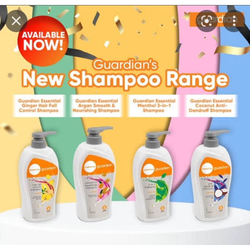 Jual Guardian Shampoo & Conditioning 1000ml 1L Guardian essential Shampoo 700ml Shopee Indonesia