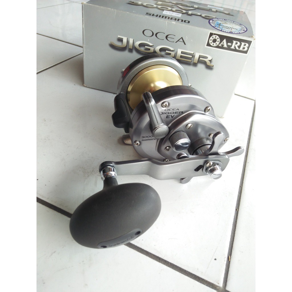 Jual reel OH Shimano Ocea Jigger EV 3000PG Reel overhead | Shopee