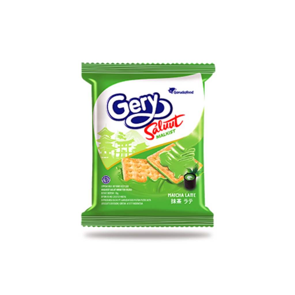 Jual Gery Saluut Malkist Green Tea S.Pack 18gr x 10 | Shopee Indonesia
