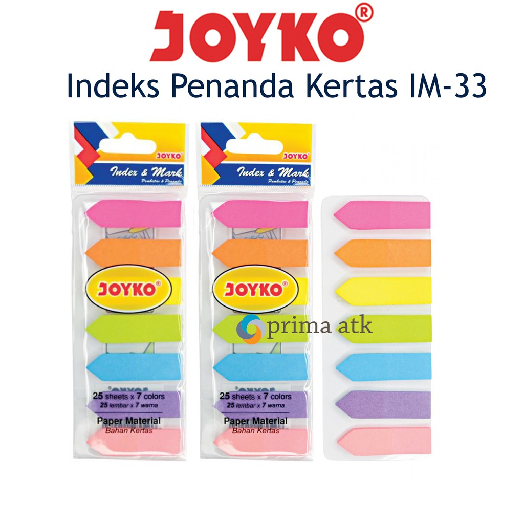 Jual INDEX INDEKS MARK NOTE MEMO PENANDA PEMBATAS HALAMAN KERTAS BUKU