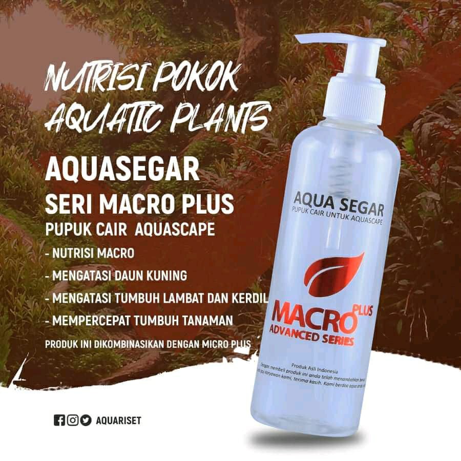 Jual Aquasegar Macro Ml Pupuk Cair Aquascape By Aquariset Aqua Segar Shopee Indonesia