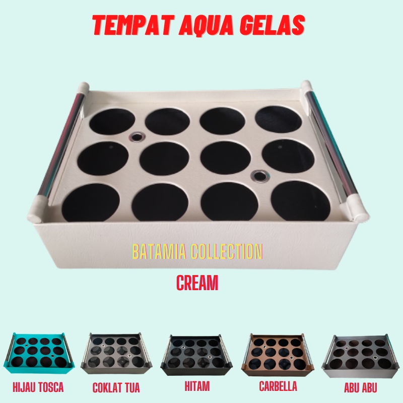 Jual Tempat Aqua Gelas Isi 12 Cup Keranjang Air Mineral Gelas Kulit Sintetis Shopee Indonesia 2491