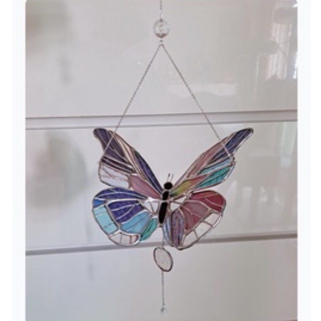 Jual READY STOCK Suncatcher Butterfly OROSY Stained Glass Nevertheless