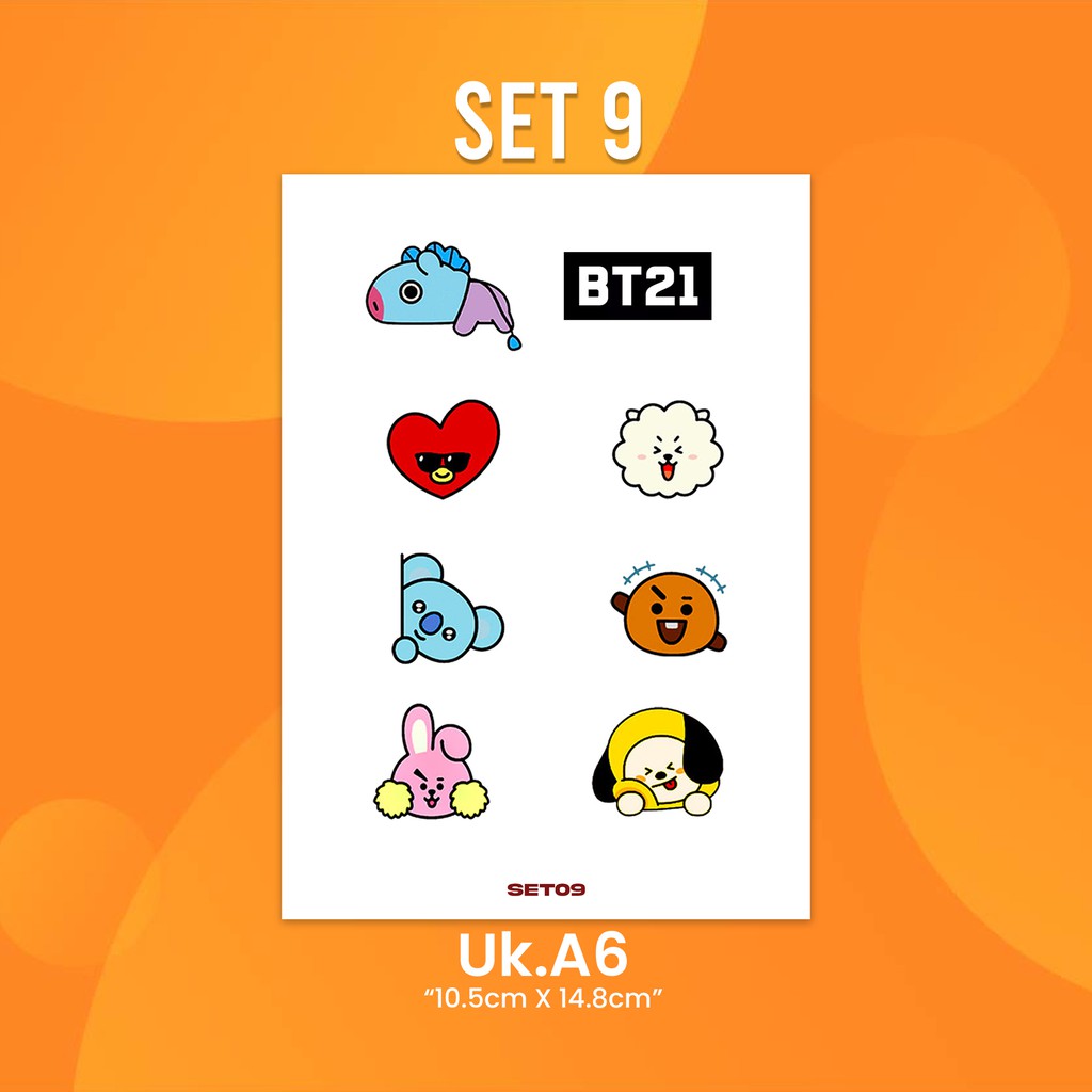 Jual Sticker / Stiker Pack Edisi BT21 Untuk Handphone, Laptop, Tablet ...