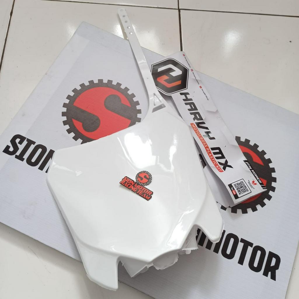 Jual Cover Plat Nomor Start Papan Number Trail Model Honda CRF 150 L 2018 HRV Putih Shopee