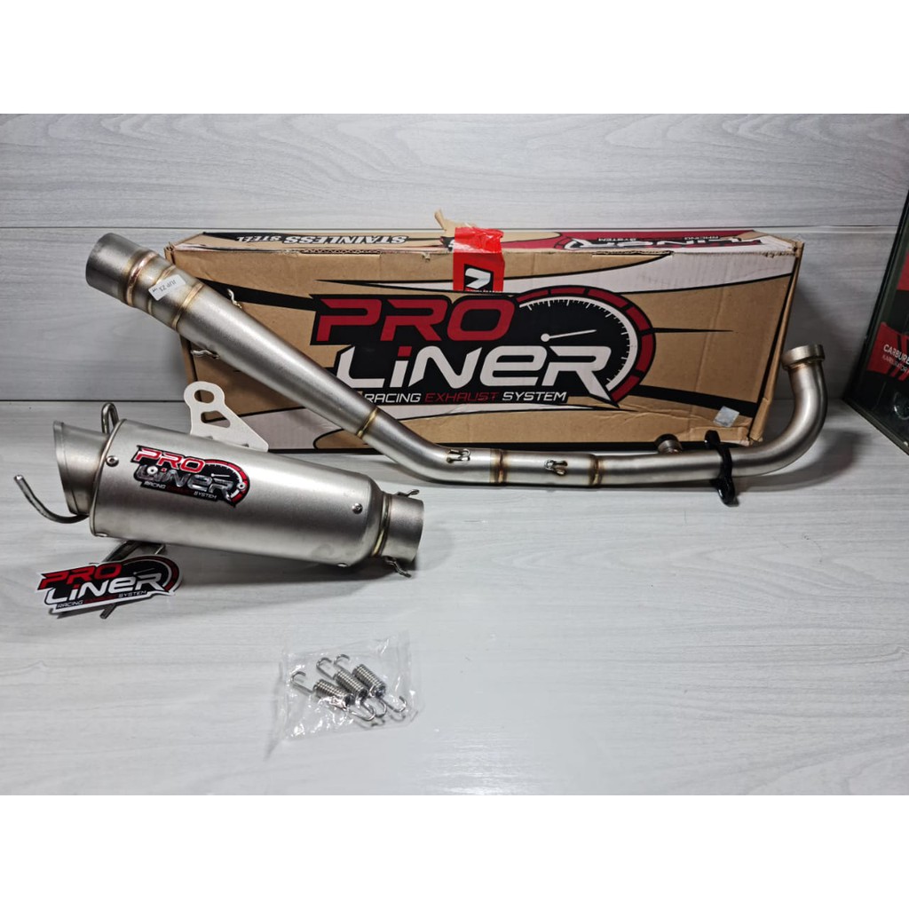 Jual Proliner Tr1 R Short Knalpot Full System Jupiter Blade F1 Vario125 150 Bore Up Shopee