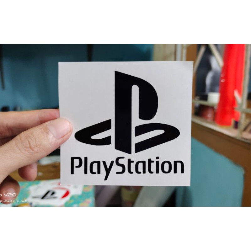 Jual stiker PS 1 custom cutting stiker murah | Shopee Indonesia