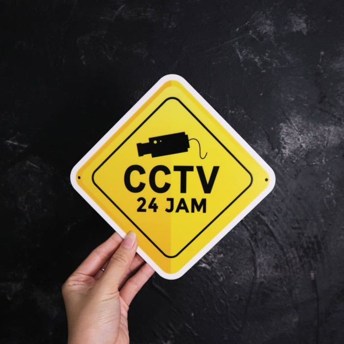 Jual Cctv 24 Jam Papan Sign Board Akrilik Shopee Indonesia