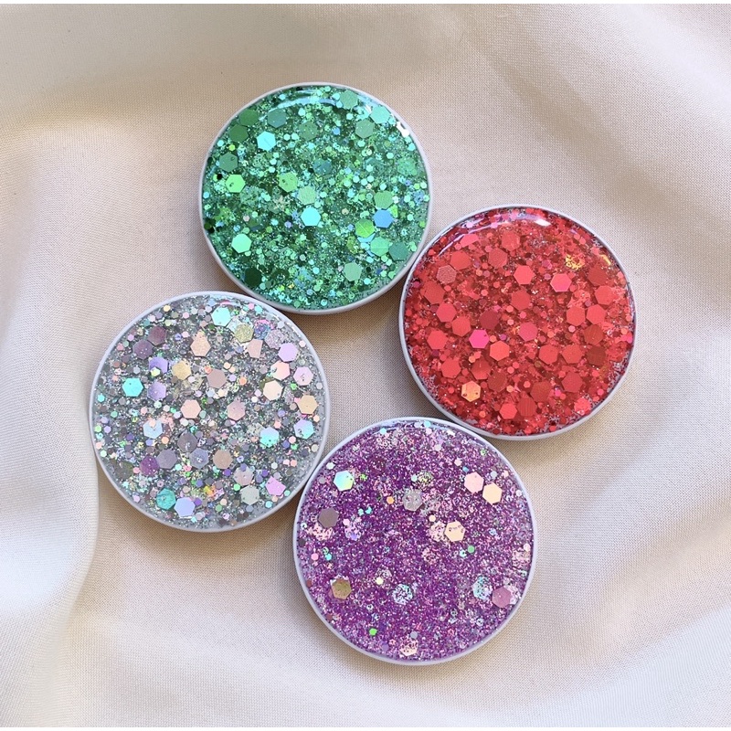 Jual TRANSPARENT POP GRIP Popsocket Transparan (POLOS / MOTIF) (HATI ...