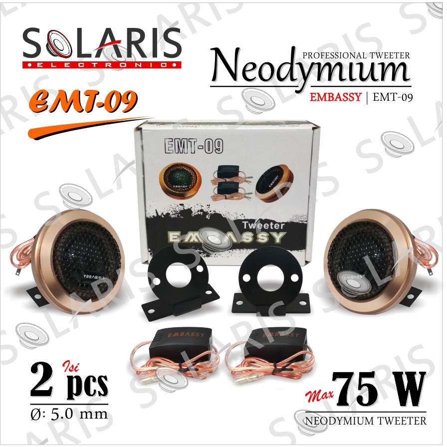 Jual TWEETER EMBASSY EMT-09 NEODYMIUM FULL BESI | Shopee Indonesia