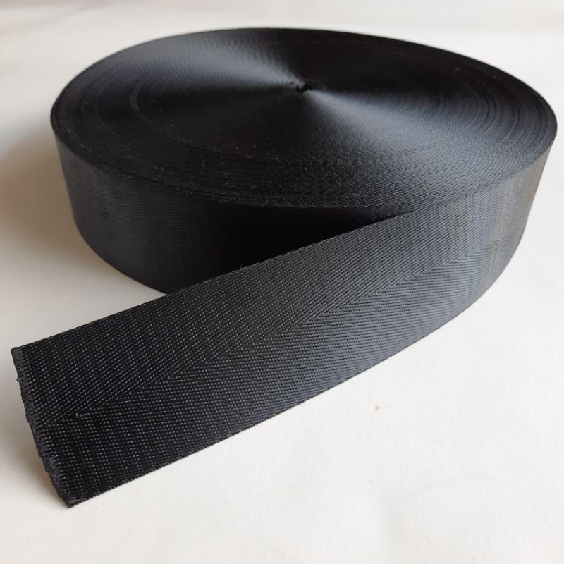 Jual Webbing nylon 5 cm motif herringbone (per meter). webbing nilon ...