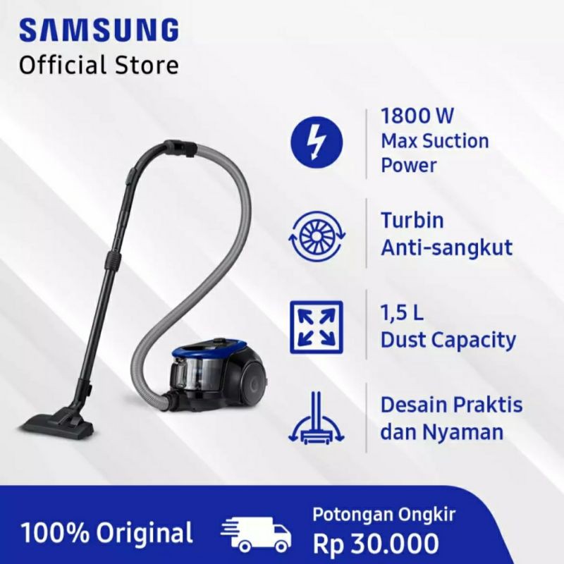 Jual Samsung Canister Vacuum Cleaner, 380 W 1,5 L Dust Capasity